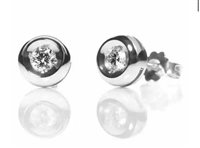 Orecchini Promesse Donna in Oro bianco Diamante OPPO016HSI